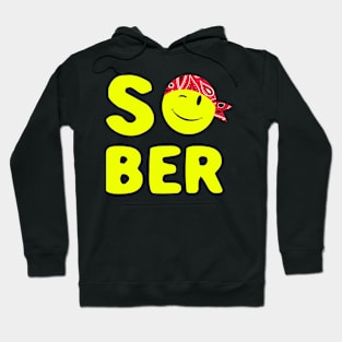 Sober Smiley Face Hoodie